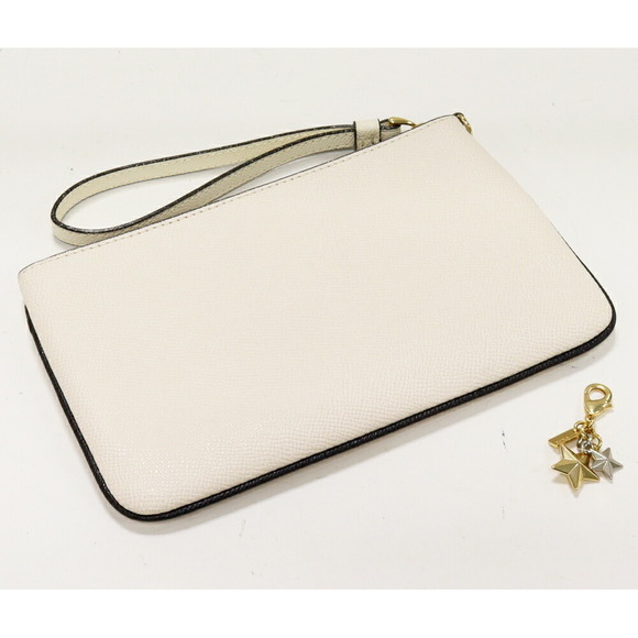 Coach Coach Ivory Calf Wristlet Wallet F29398 Leather Clutch Bag F29398 - Picture 3 of 5